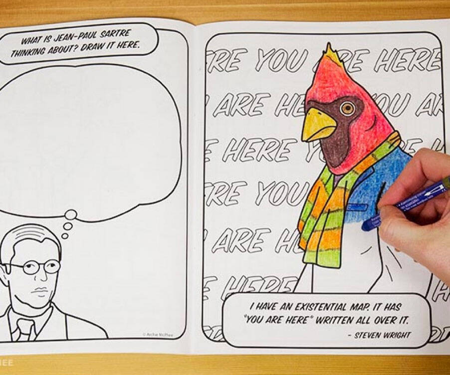 Existential Coloring Book