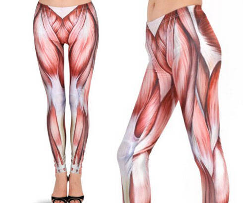 Exposed Muscles Leggings