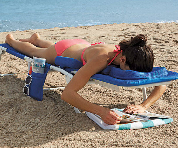Face Down Beach Lounger