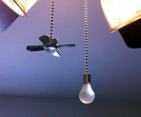 Fan and Light Bulb Pull Chains - http://coolthings.us