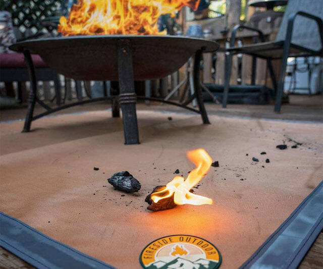 Fire Pit Ember Mat - coolthings.us