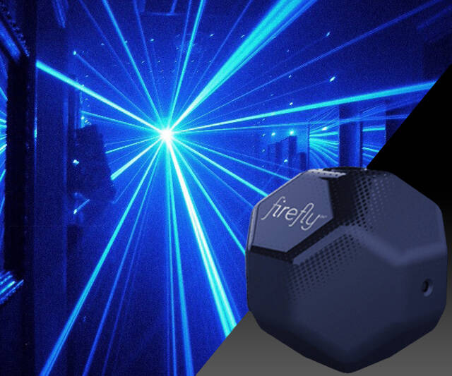 Firefly Blue Laser Lamp