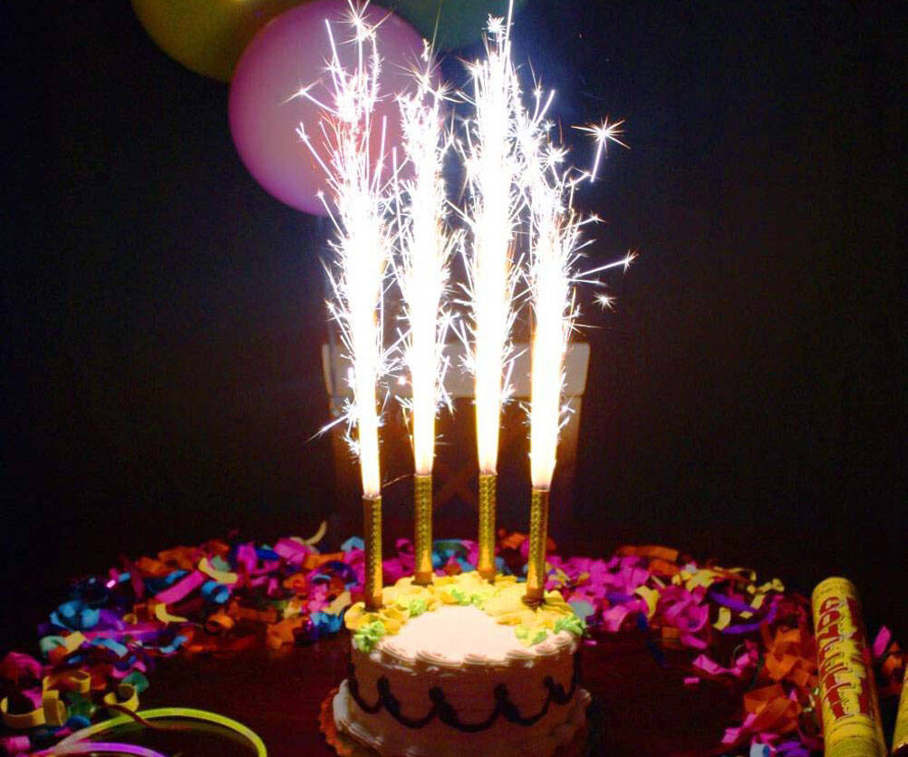 Smokeless Fireworks Birthday Candles