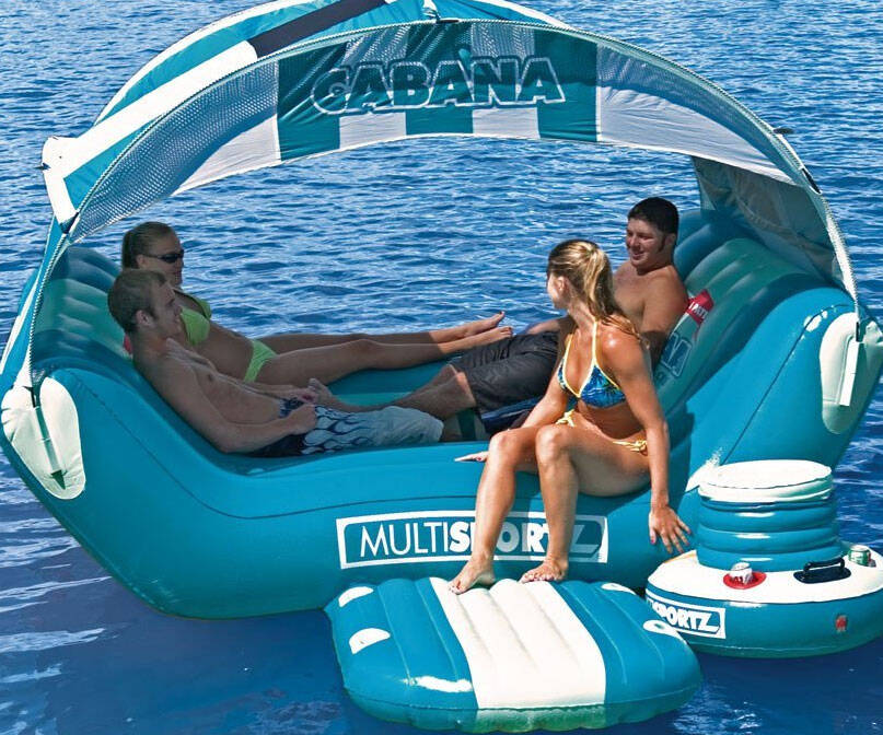 Floating Cabana Island - //coolthings.us