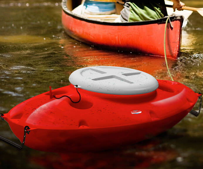 Floating Drink Cooler Kayak - coolthings.us
