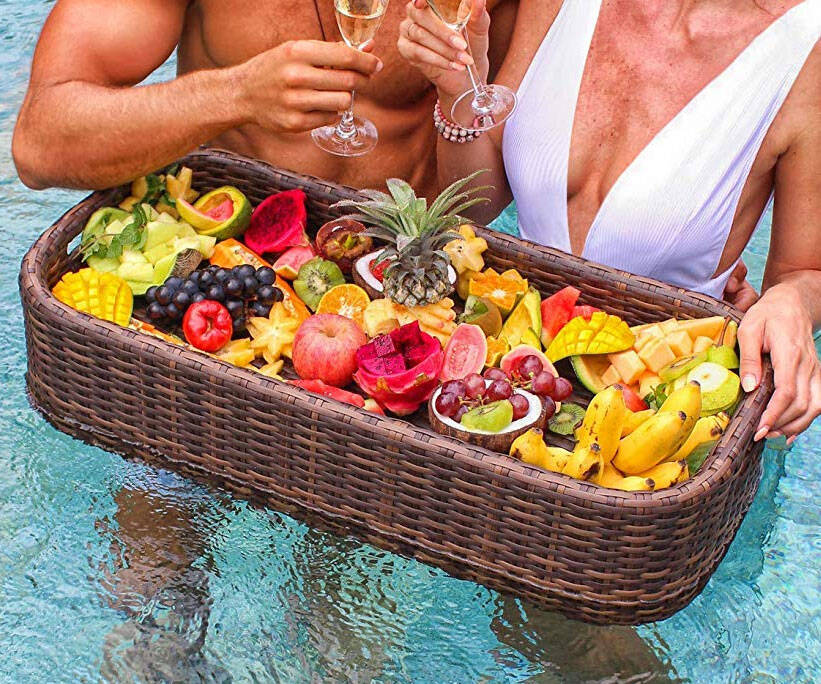 Balinese Floating Pool Bar & Serving Tray - coolthings.us