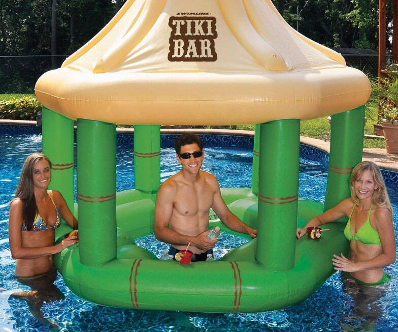 Floating Tiki Bar - //coolthings.us