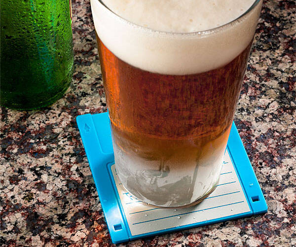 Floppy Disk Drink Coasters - coolthings.us
