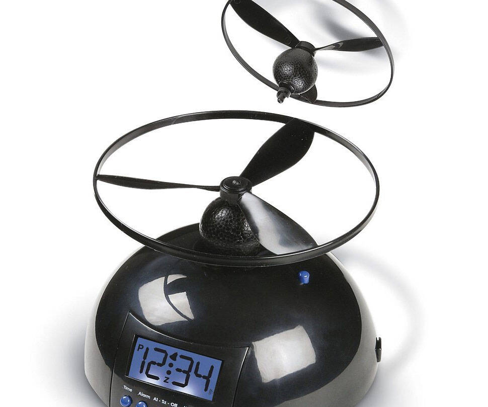 Flying Alarm Clock - coolthings.us