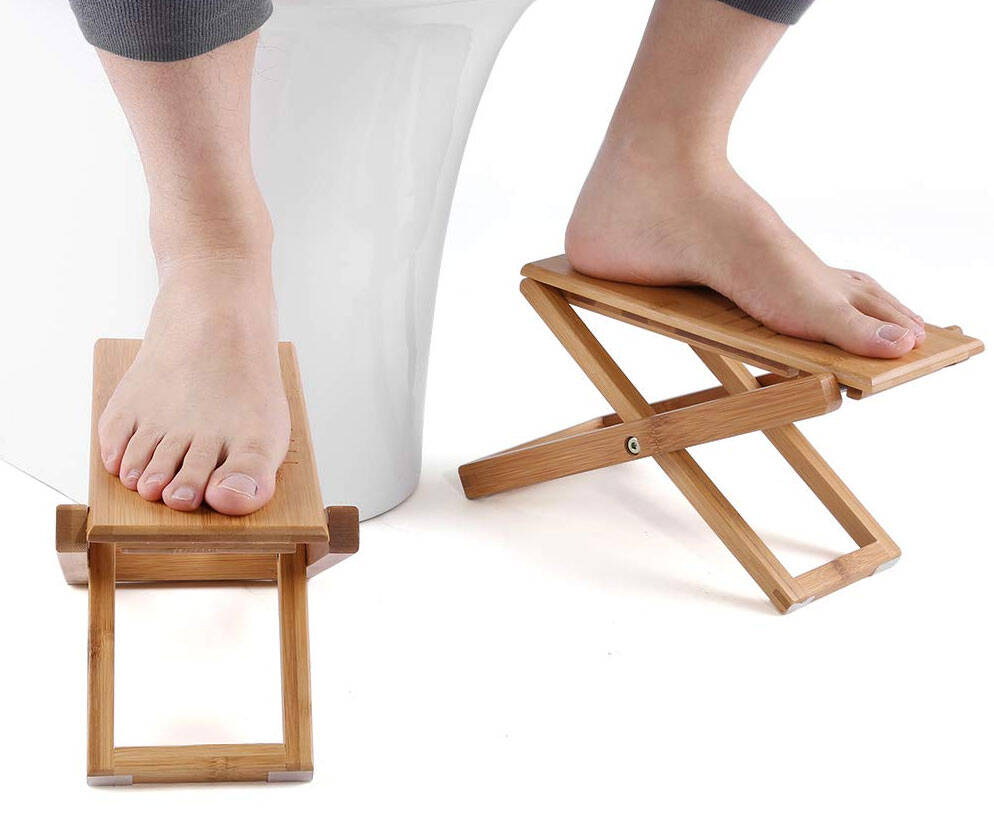 Folding Bamboo Toilet Stools
