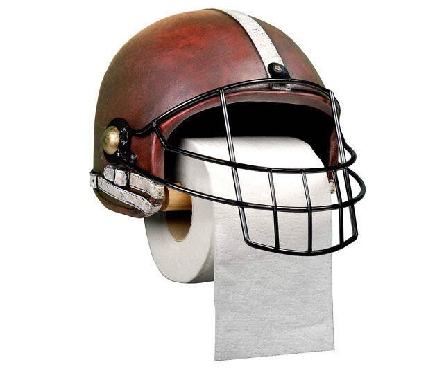 Football Helmet Toilet Paper Holder - coolthings.us