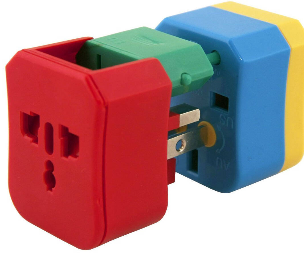 Four-In-One Global Adapter Block - coolthings.us