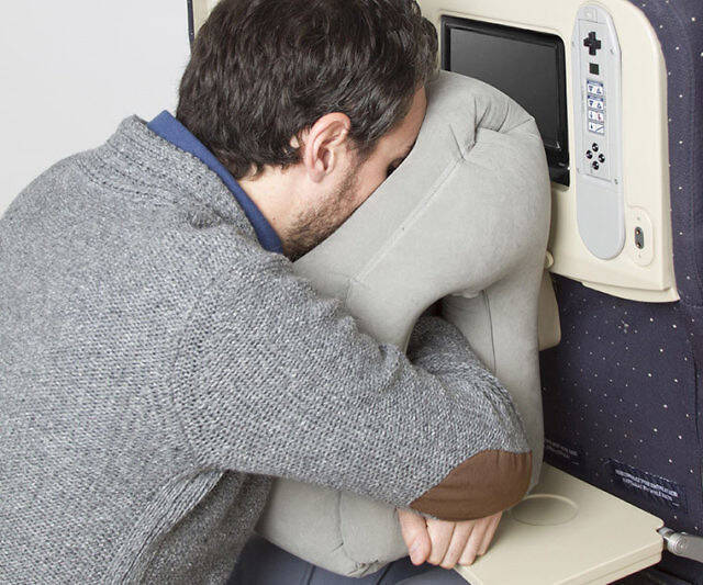 The Inflatable Cloud Travel Pillow