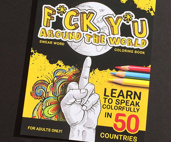 Global Swear Words Coloring Book - coolthings.us