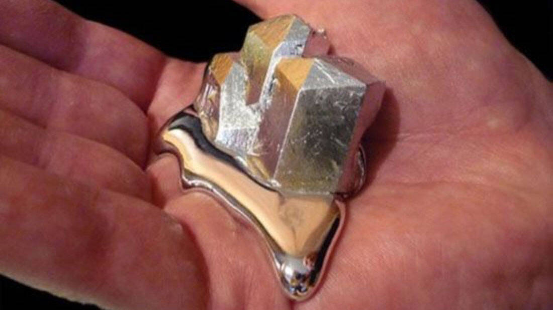 Gallium - Melts-in-Your-Hand Metal - coolthings.us
