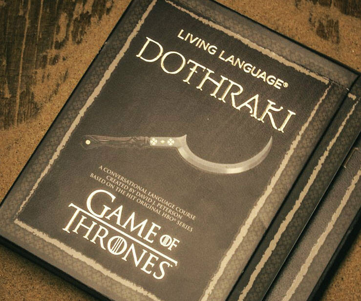 Dothraki Language Instructional Book - //coolthings.us