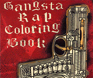 Gangsta Rap Coloring Book - coolthings.us