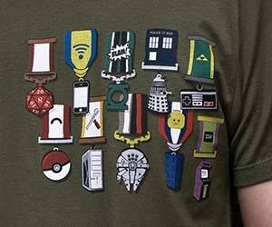 Geek Achievement Badges Shirt - coolthings.us