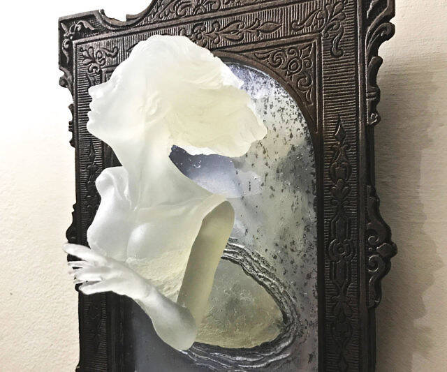 Ghost In The Mirror Wall Plaque - coolthings.us