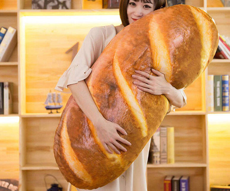 Giant Bread Loaf Pillow - http://coolthings.us