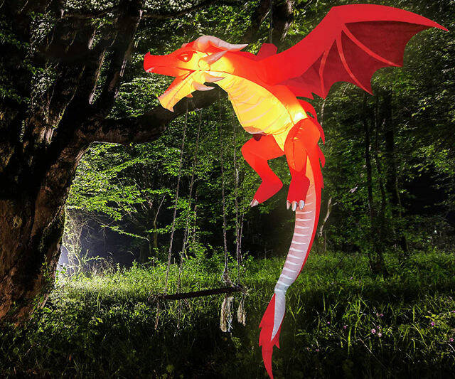 Giant Hanging Flying Dragon