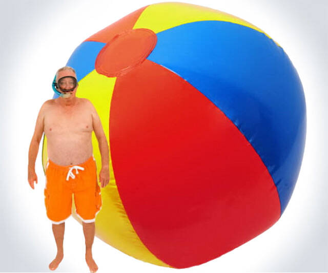 Giant Inflatable Beach Ball - coolthings.us