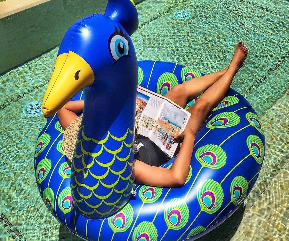 Giant Peacock Pool Float - coolthings.us