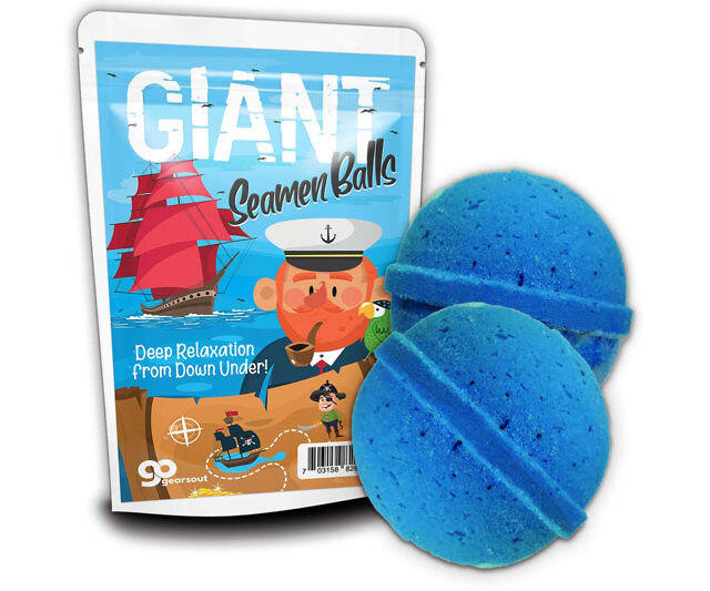 Giant Seamen Bath Bombs - coolthings.us