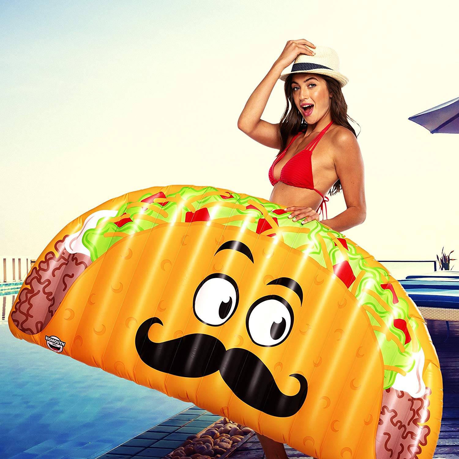 Giant Taco Pool Float - coolthings.us