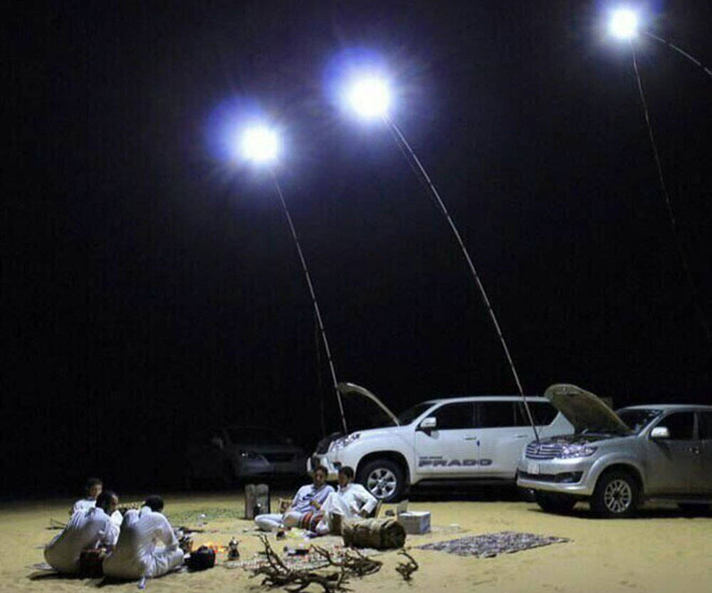 Outdoor Telescopic Fishing Rod Lamp - //coolthings.us