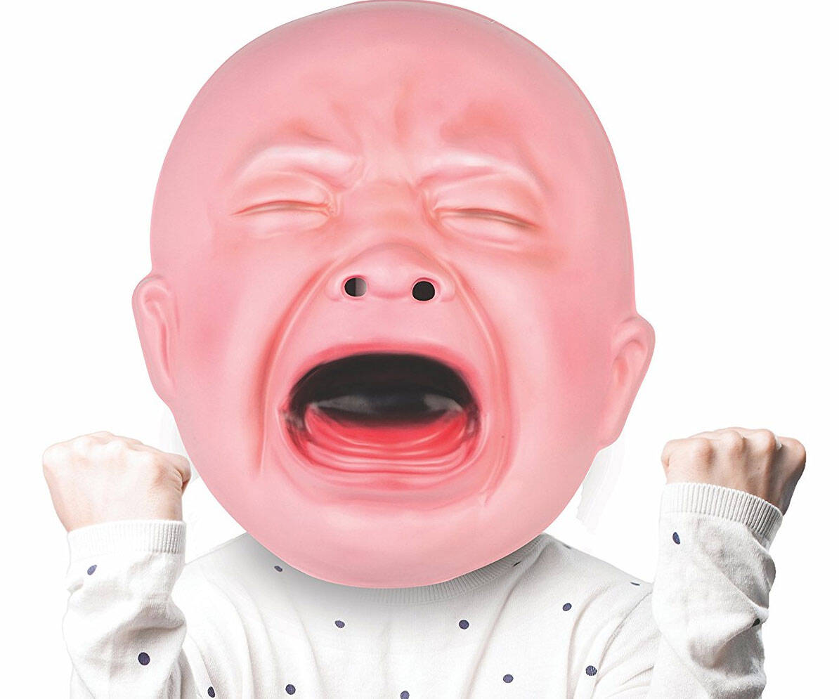 Gigantic Crying Baby Mask