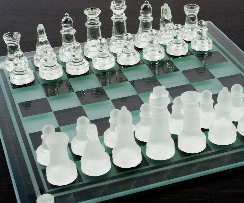 Glass Chess Board