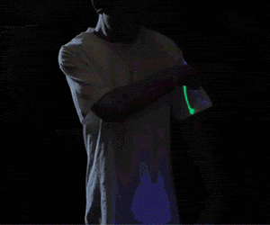 Interactive UV Light Shirts - coolthings.us