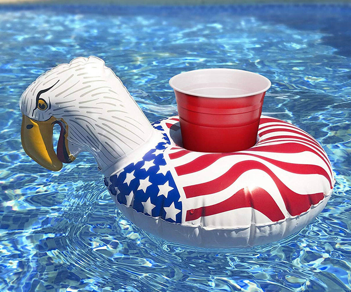 Inflatable Floating Drink Holders - coolthings.us