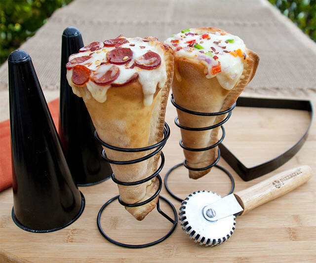 Grilled Pizza Cone Set - coolthings.us