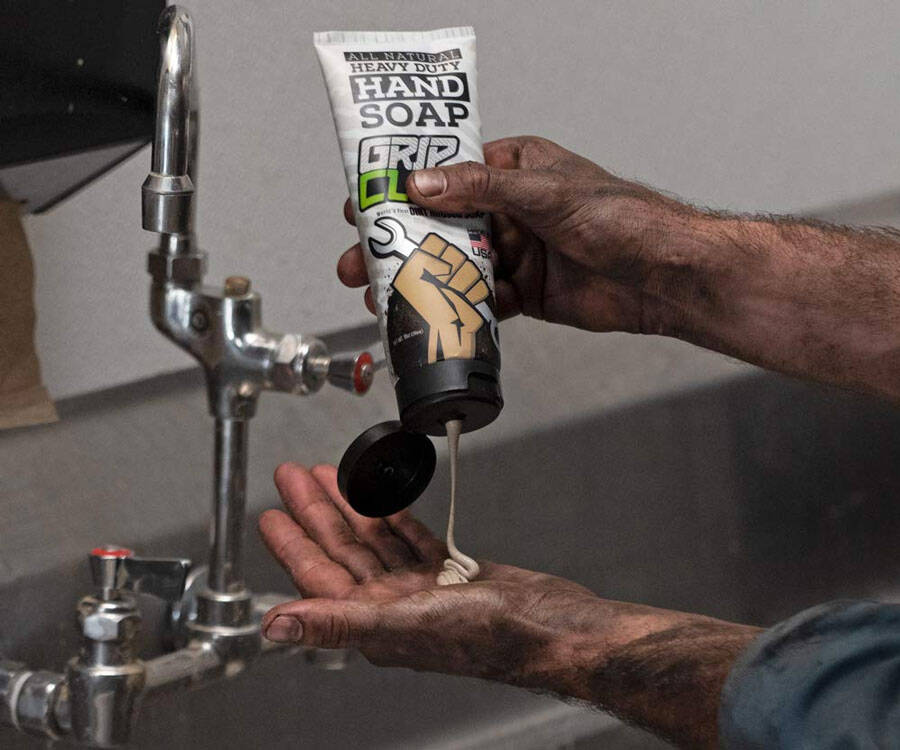 Dirt-Infused Heavy Duty Hand Soap - //coolthings.us