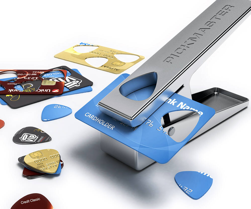 Guitar Pick Maker - http://coolthings.us