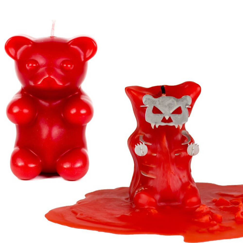 Gummy Bear Skeleton Candle - coolthings.us