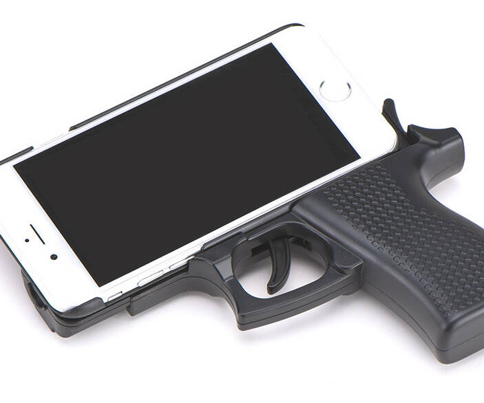 Gun Shaped iPhone Case