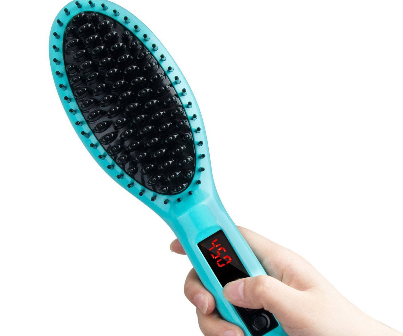 Hair Straightening Heater Brush - //coolthings.us