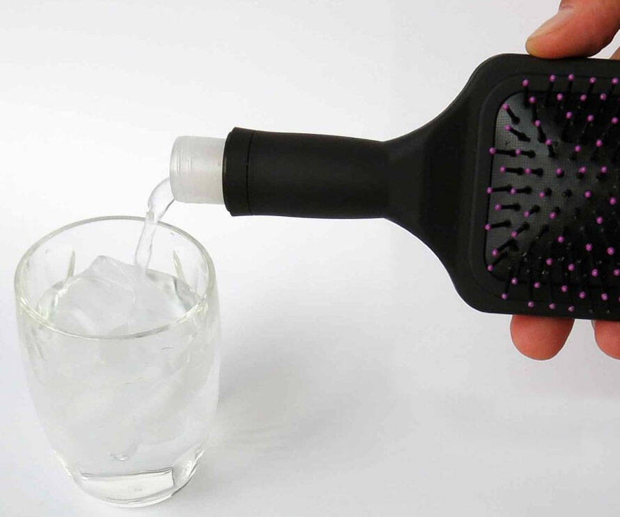 Hairbrush Flask - //coolthings.us