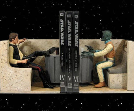 Han Shot First Bookends