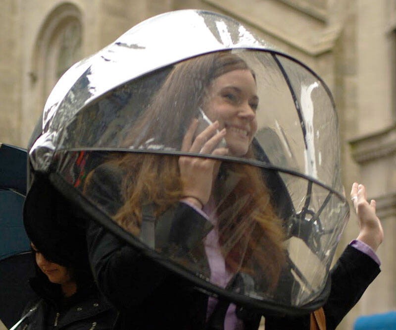 Hands Free Umbrella Dome