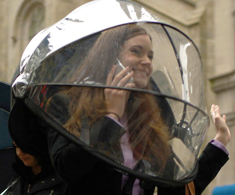Hands Free Umbrella Dome - coolthings.us