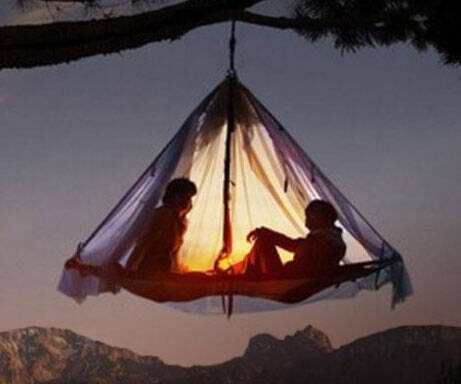 Hanging Tent Platform - coolthings.us