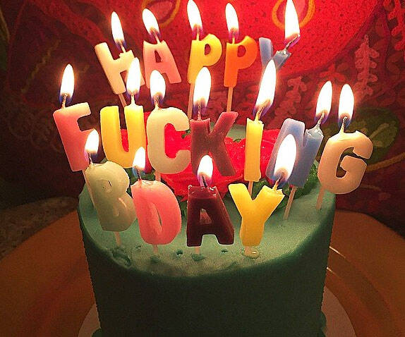 Happy Fucking Birthday Candles - //coolthings.us