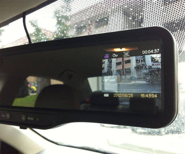 HDVR Rearview Mirror Car Accident Camera - coolthings.us