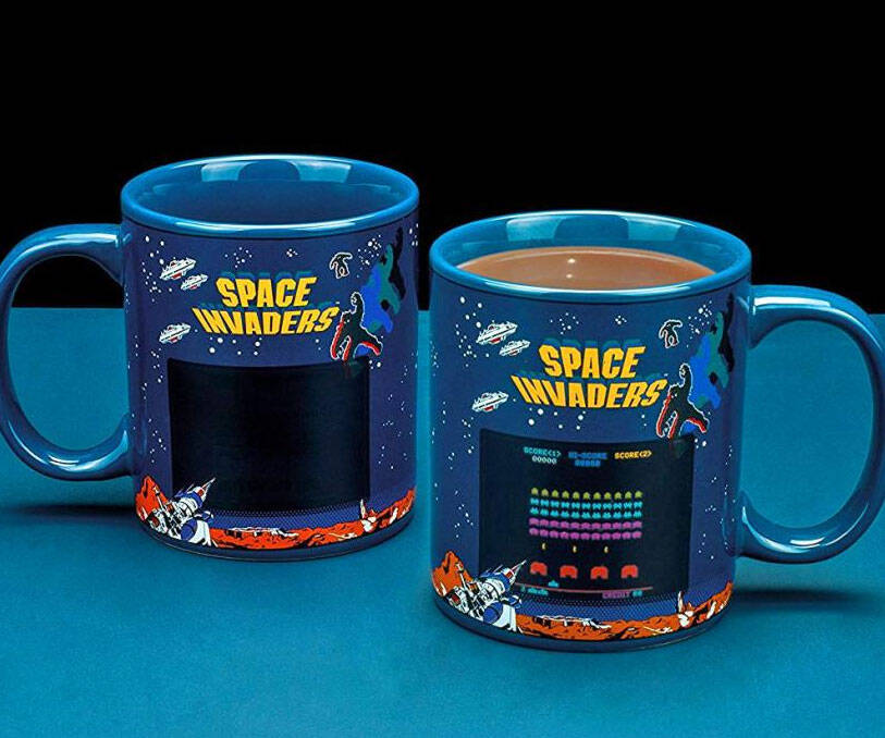 Heat Reactive Space Invaders Coffee Mug - //coolthings.us