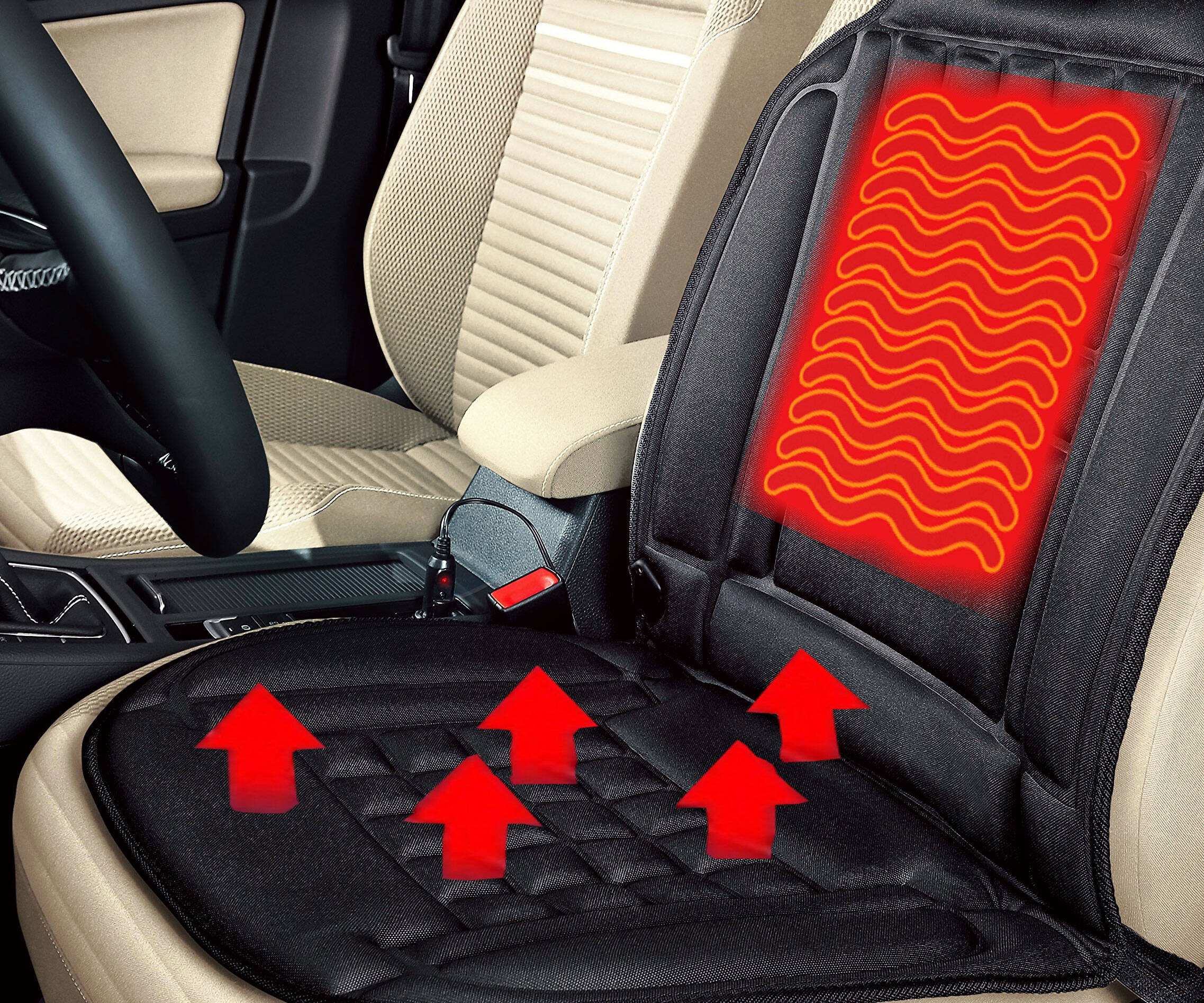Heated Car Seat Cover - //coolthings.us
