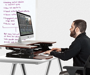 Preassembled Height Adjustable Desk - //coolthings.us